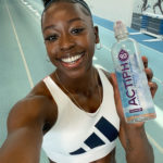 female athlete hydrate